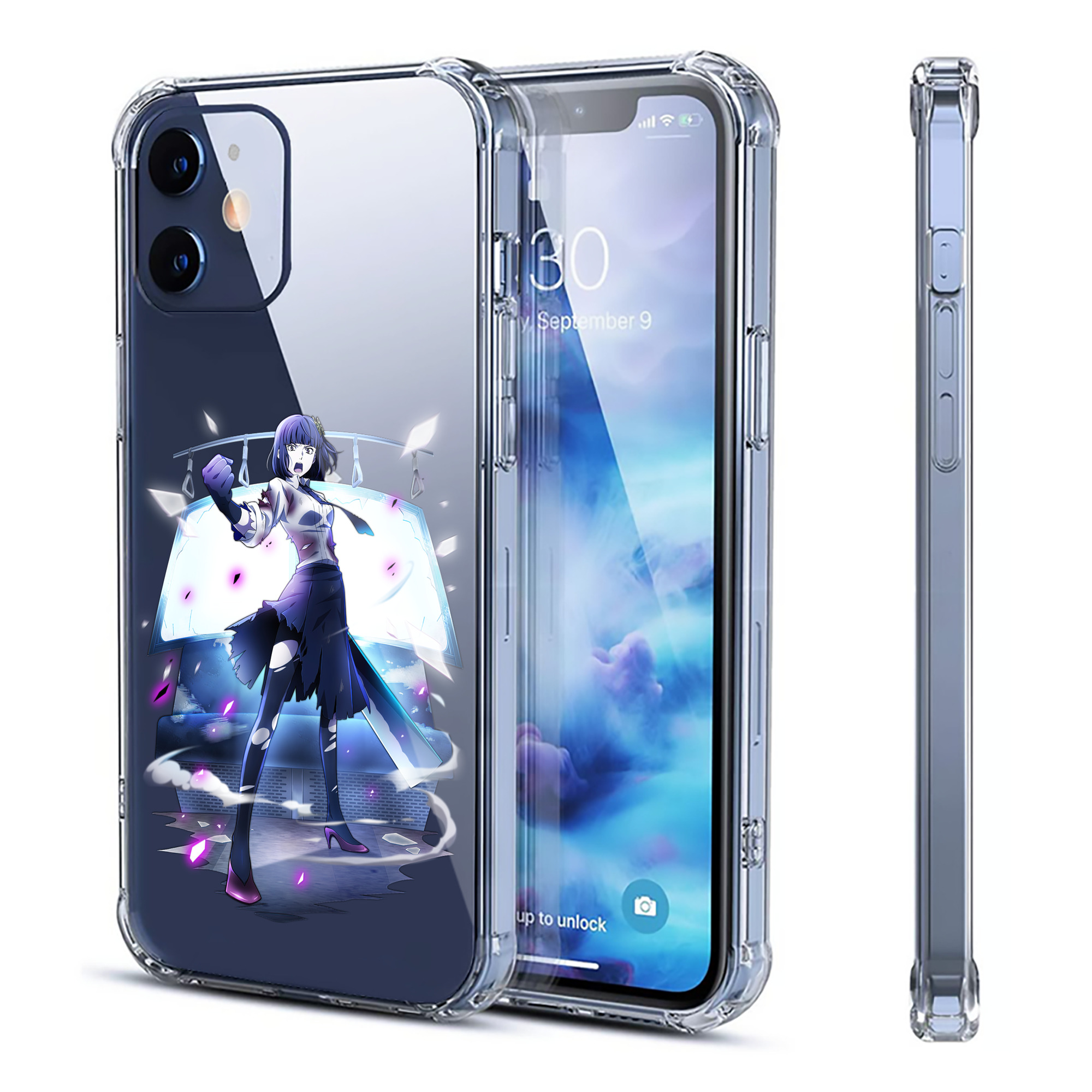 （画像用） 文豪ストレイドッグス Bungo Stray Dogs 【iPhone 12シリーズ対応】透明スマホケース（クリアソフトケース）